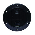 Beckson Beckson DP60-B Screw-Out Deck Plate - 6", Black DP60-B